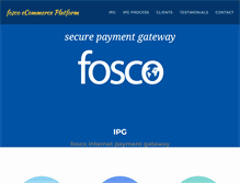 Tablet Screenshot of fosco.lk